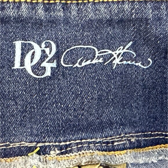 DSquared2 Women’s Blue Denim Bootcut Jeans Size LT - New - Picture 6 of 9